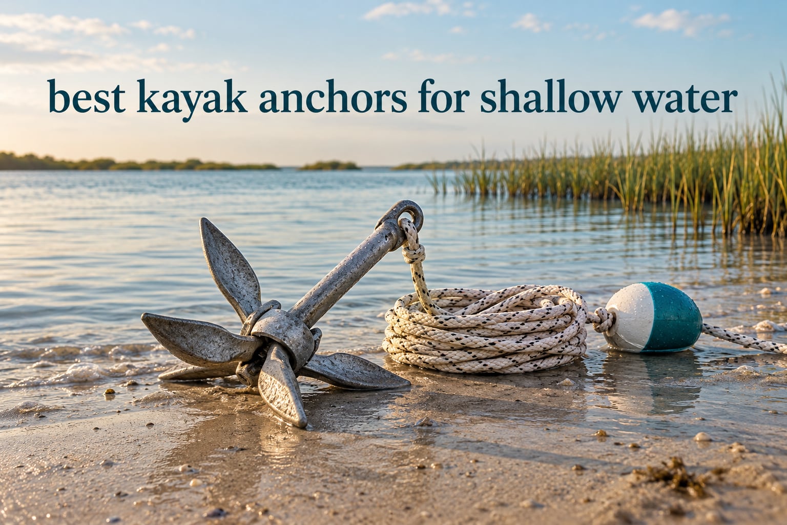 best kayak anchors for shallow water