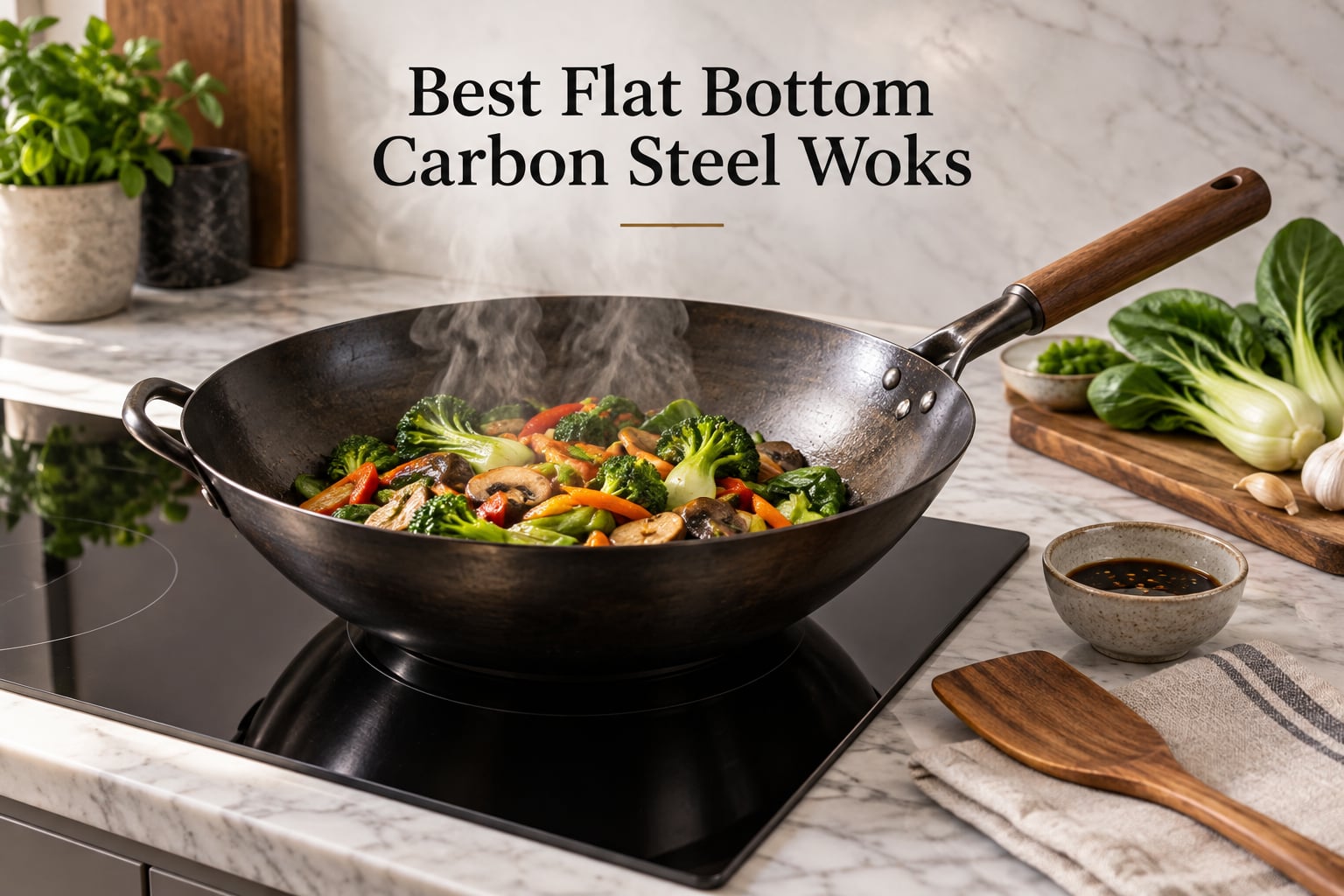 Best Flat Bottom Carbon Steel Woks