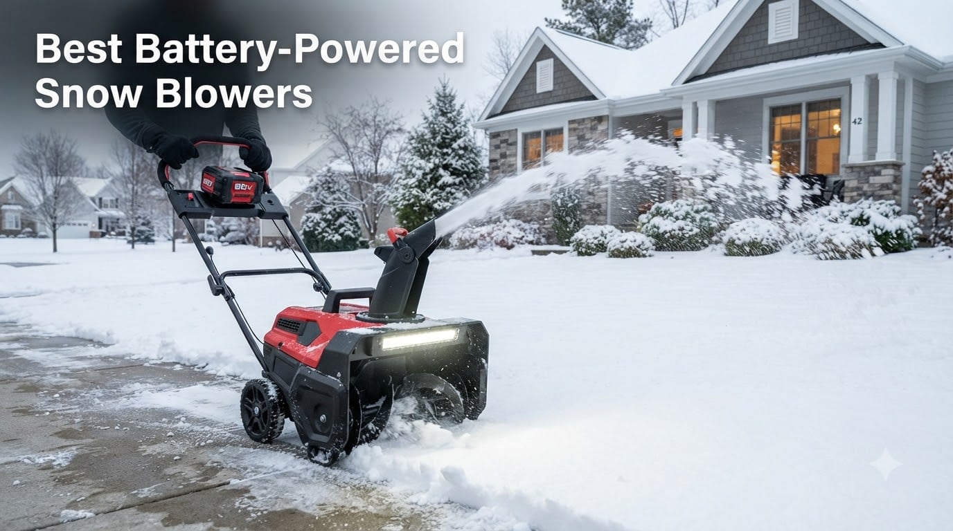 Best Battery-Powered Snow Blowers