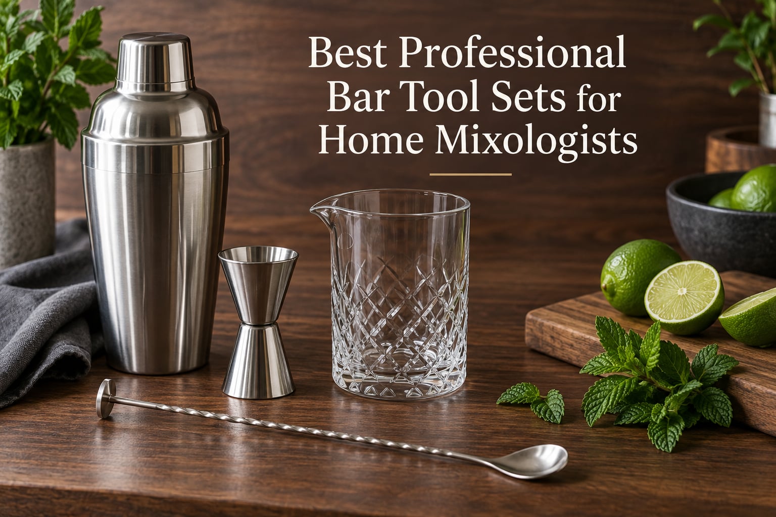 Best Professional Bar Tool Sets for Home Mixologists