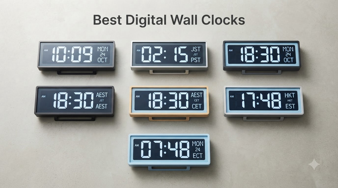 Best Digital Wall Clocks