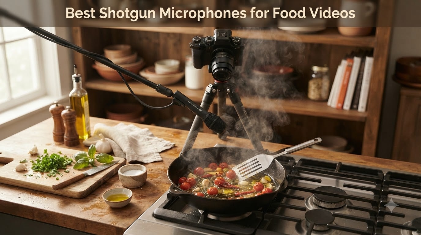 Best Shotgun Microphones for Food Videos