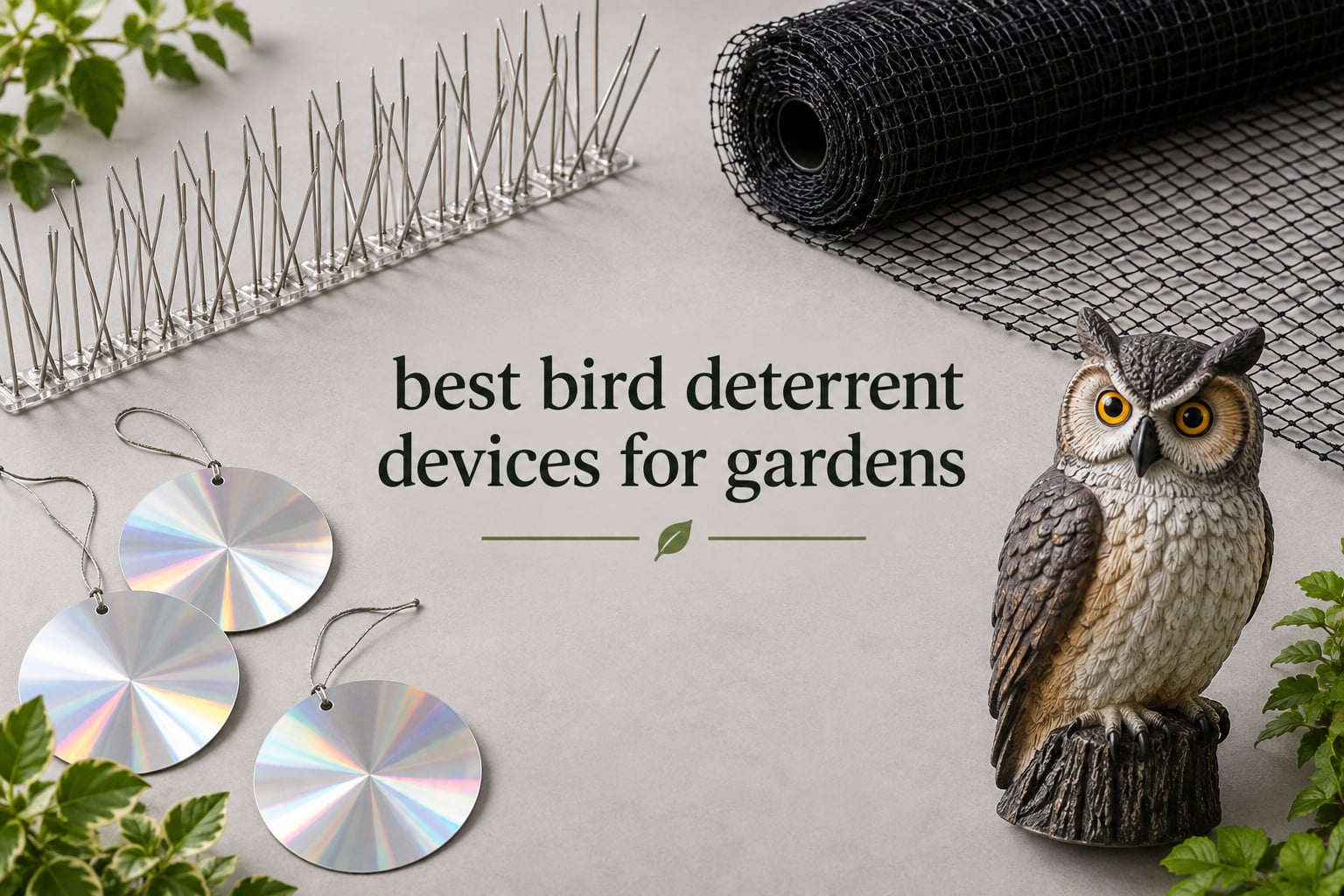best bird deterrent devices for gardens