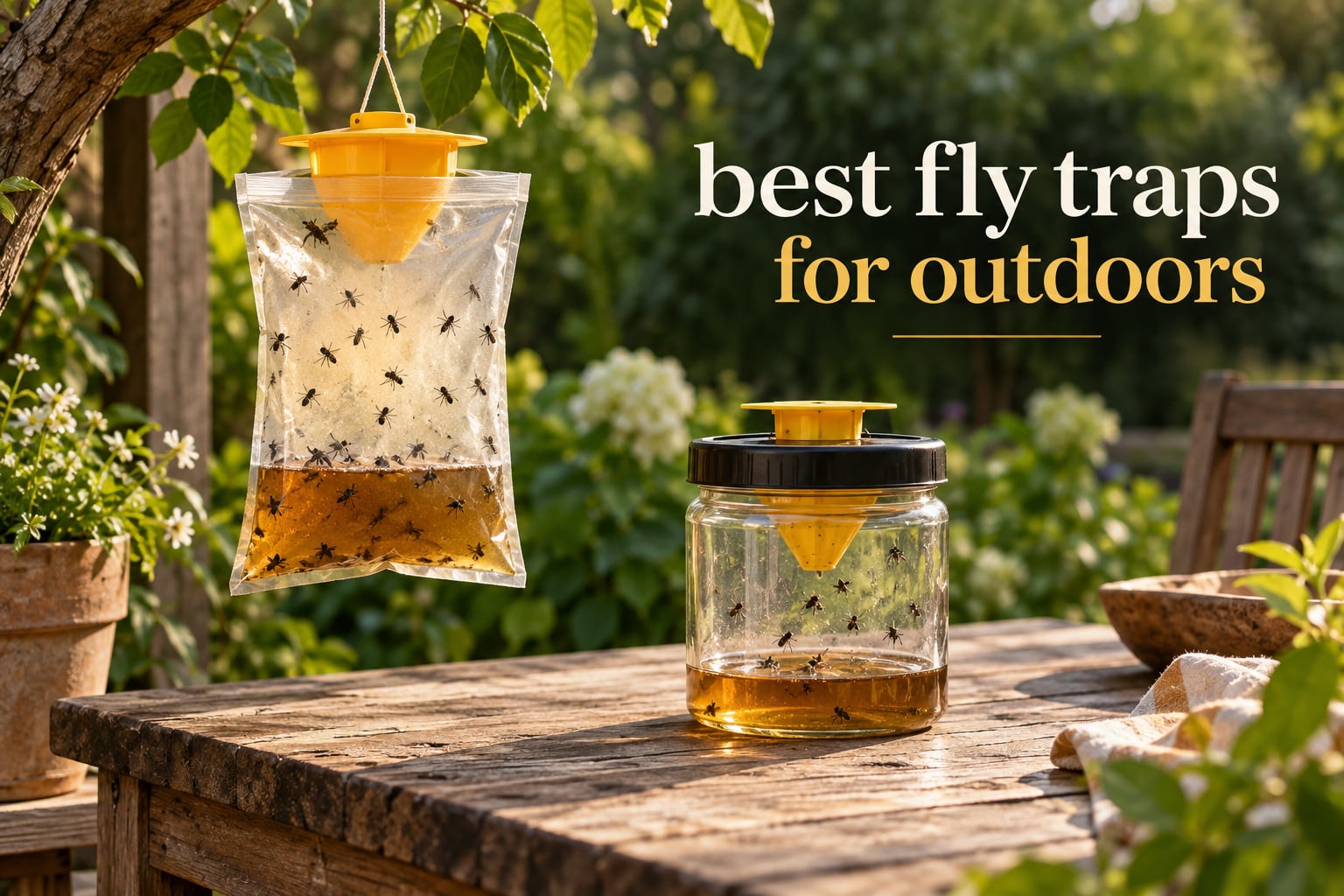best fly traps for outdoors