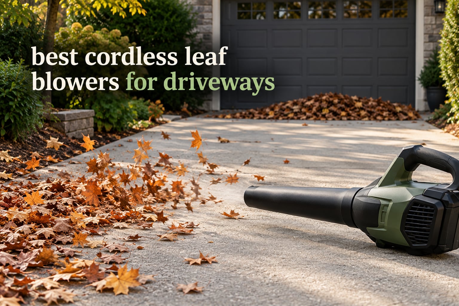 best cordless leaf blowers for driveways