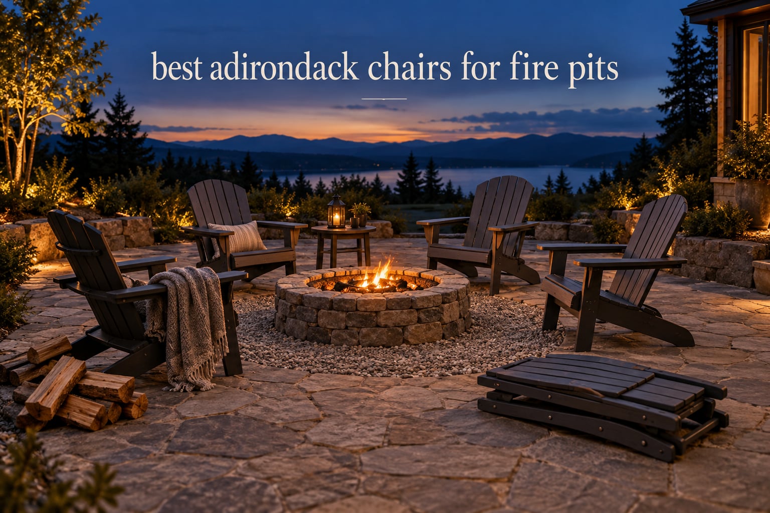 best adirondack chairs for fire pits