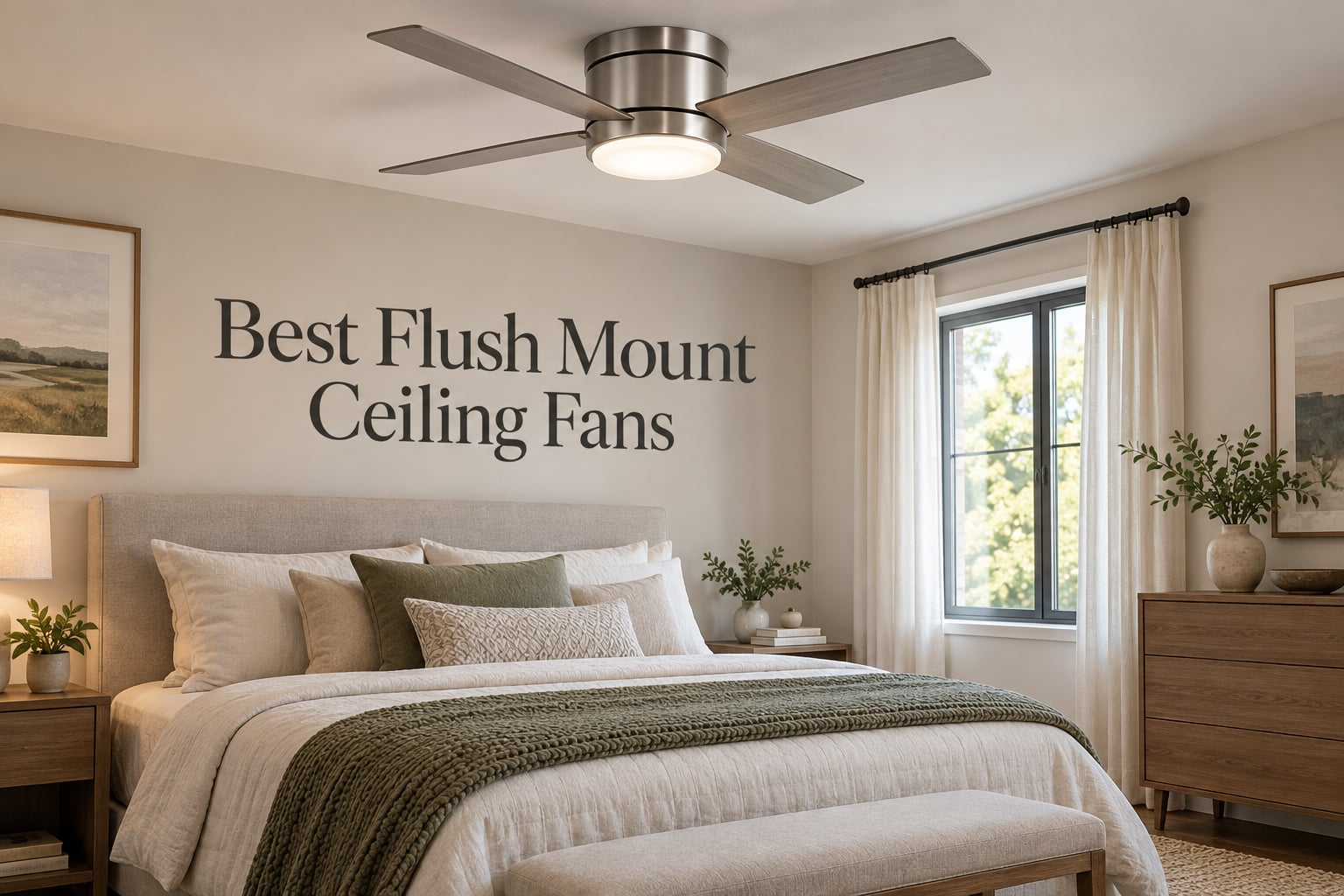 Best Flush Mount Ceiling Fans