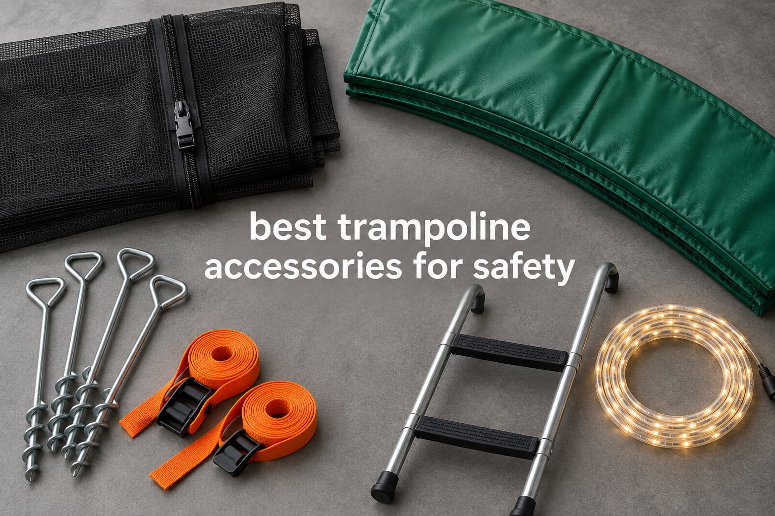 best trampoline accessories for safety