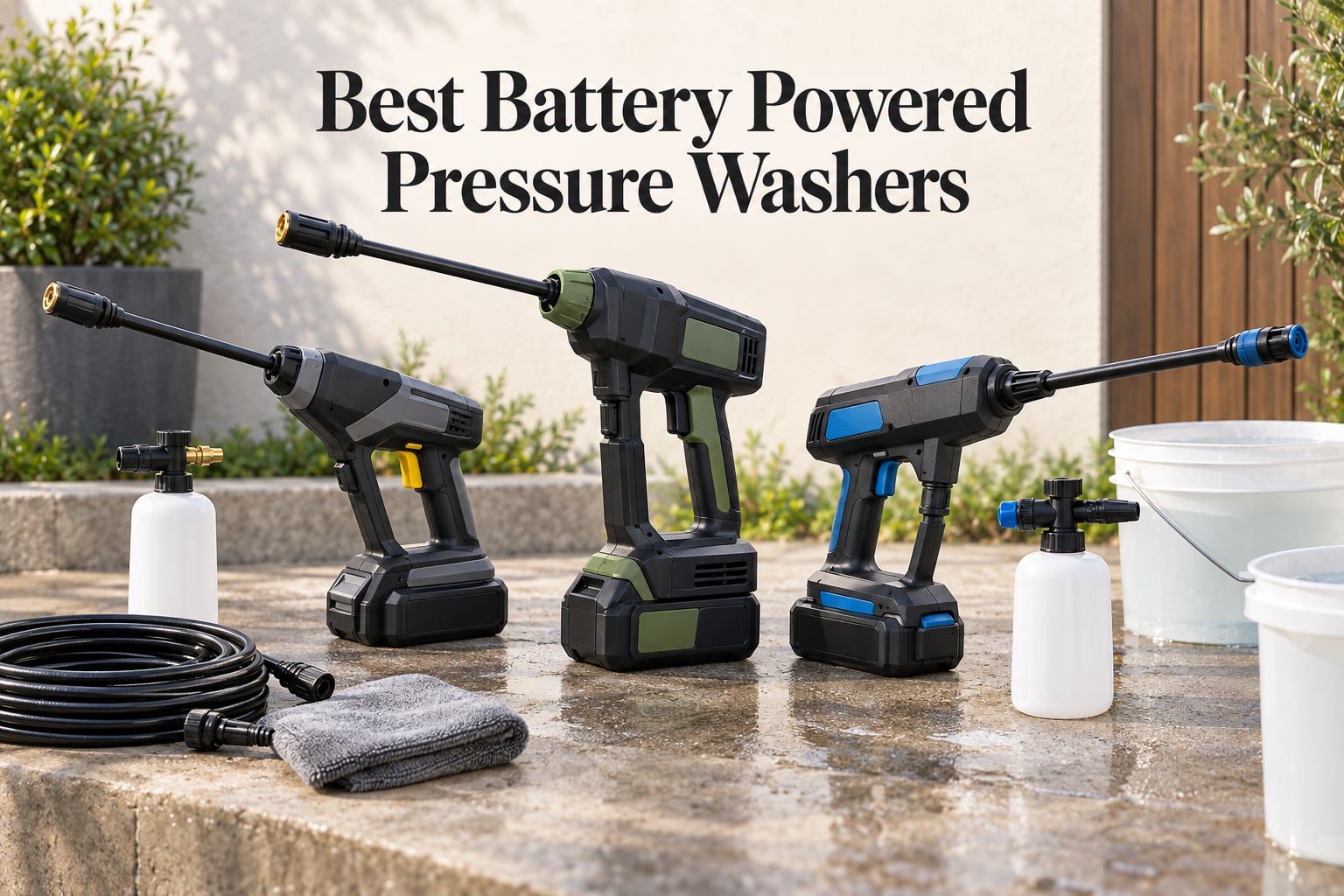 Best Battery Powered Pressure Washers