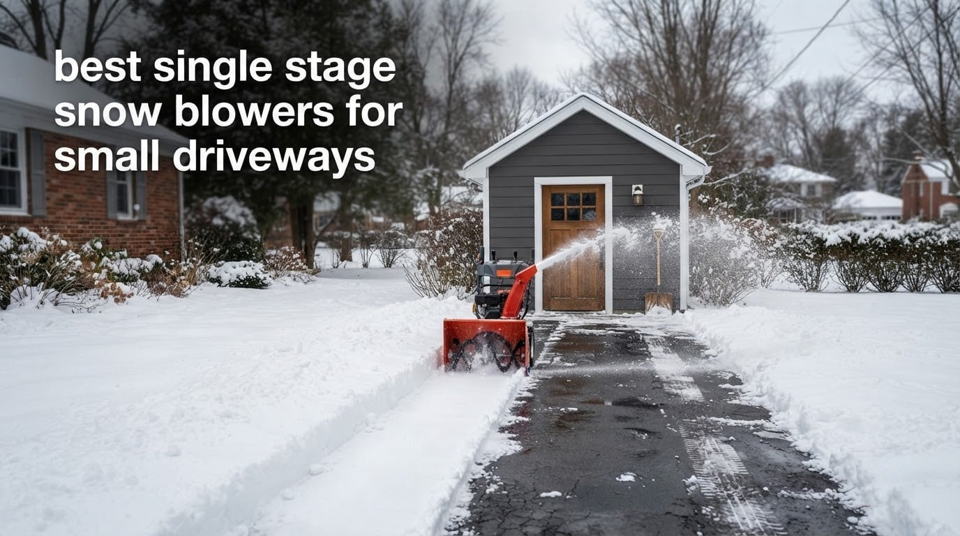 best single stage snow blowers for small driveways