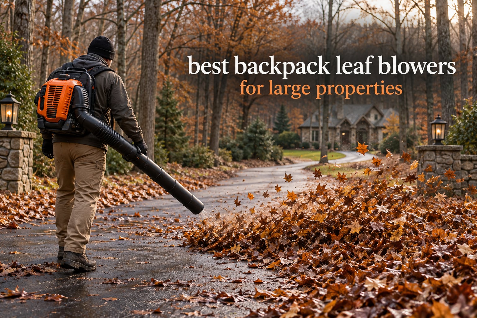 best backpack leaf blowers for large properties