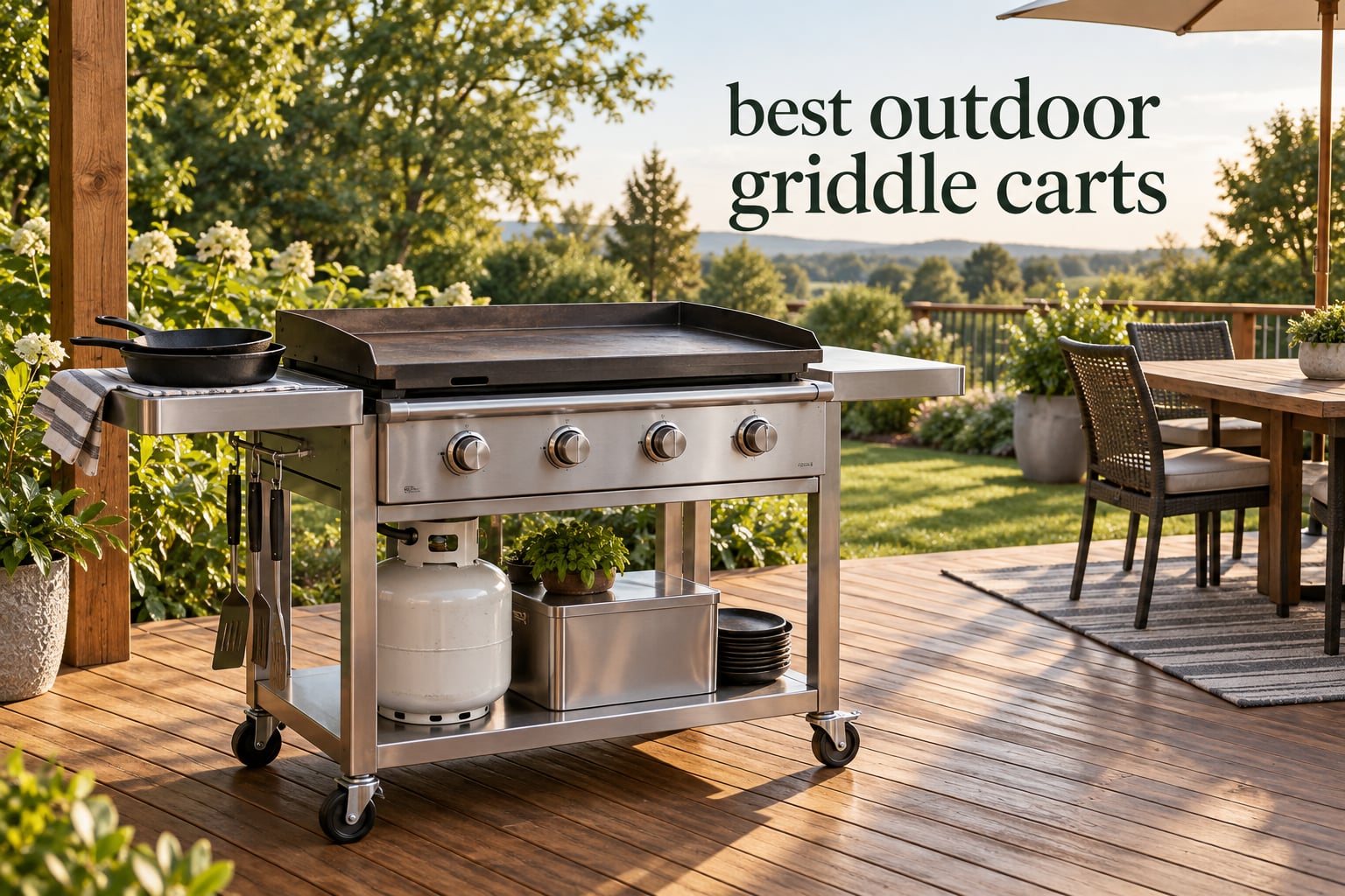 best outdoor griddle carts