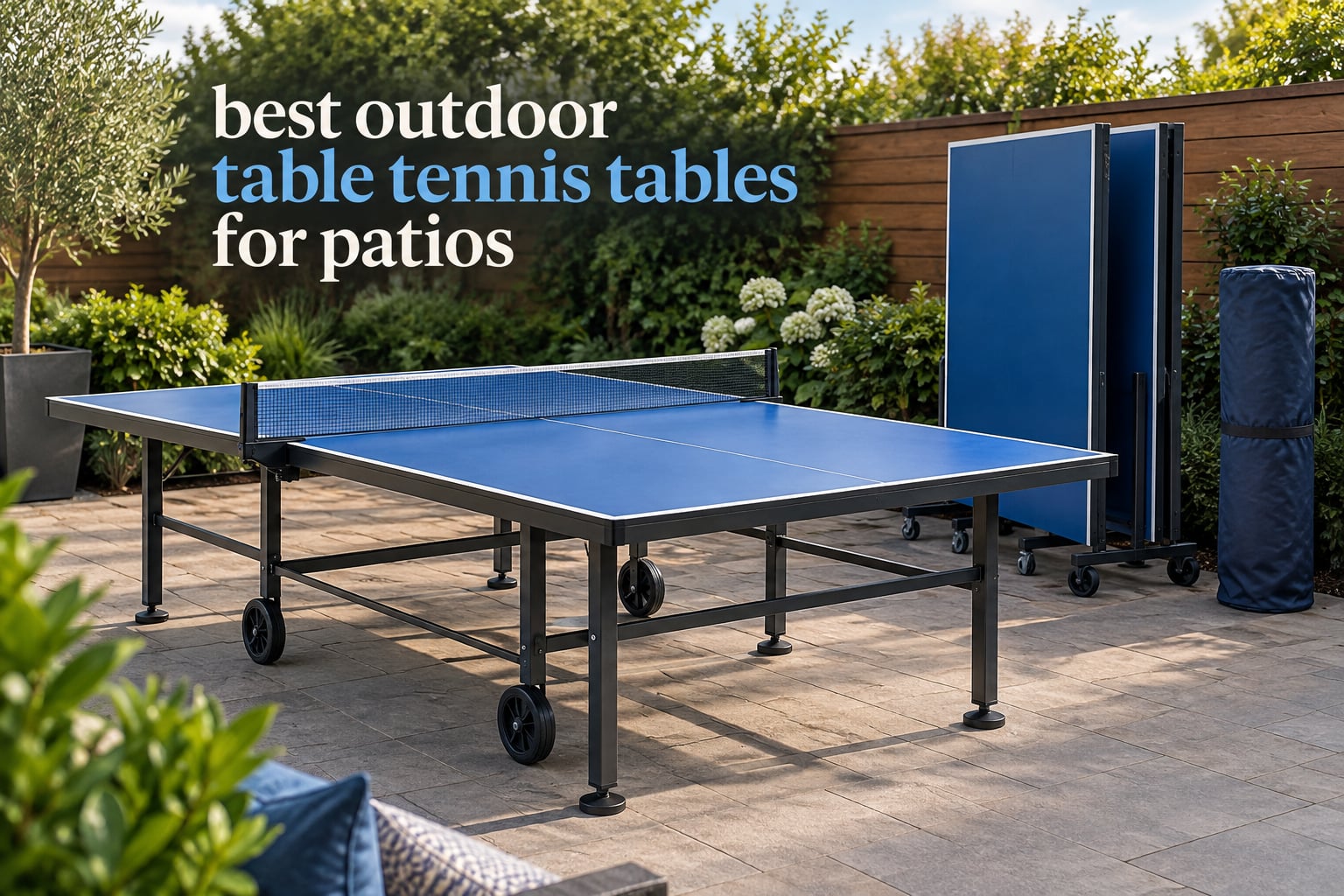 best outdoor table tennis tables for patios