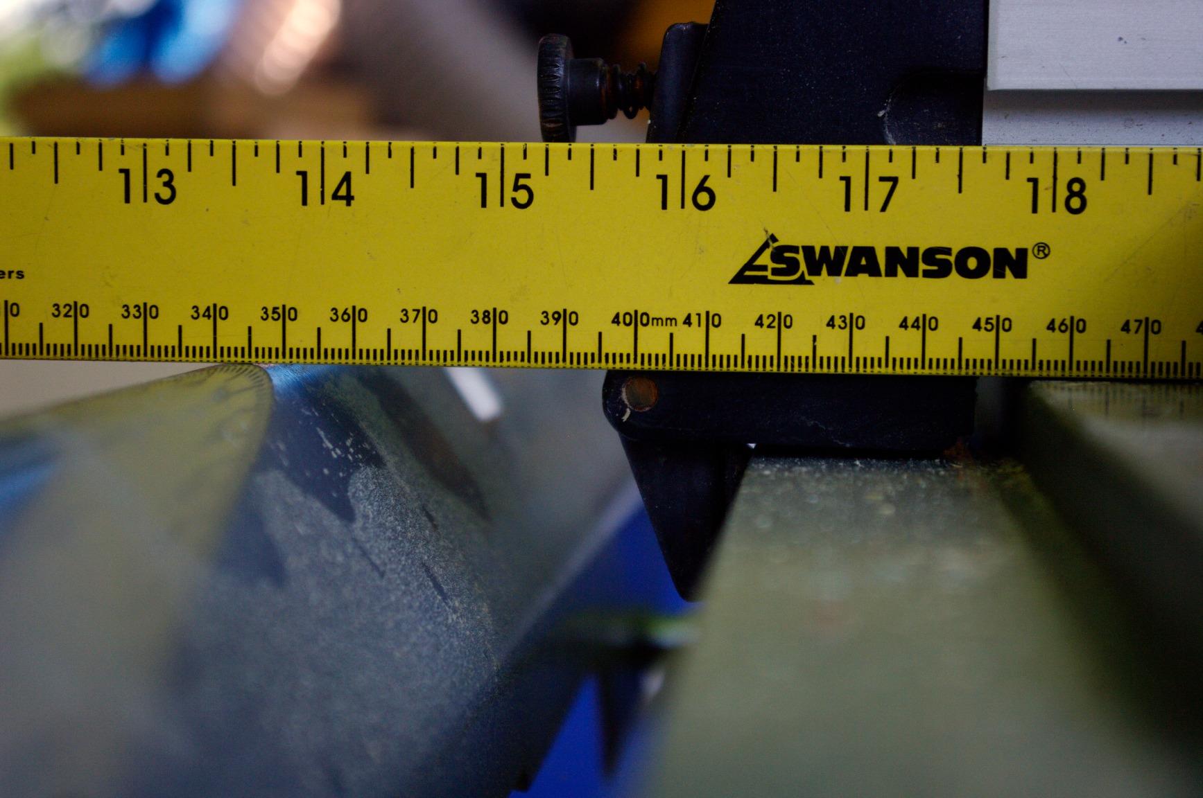 Bosch TS1002 Table Saw Rear Outfeed Support Extension customer photo 1