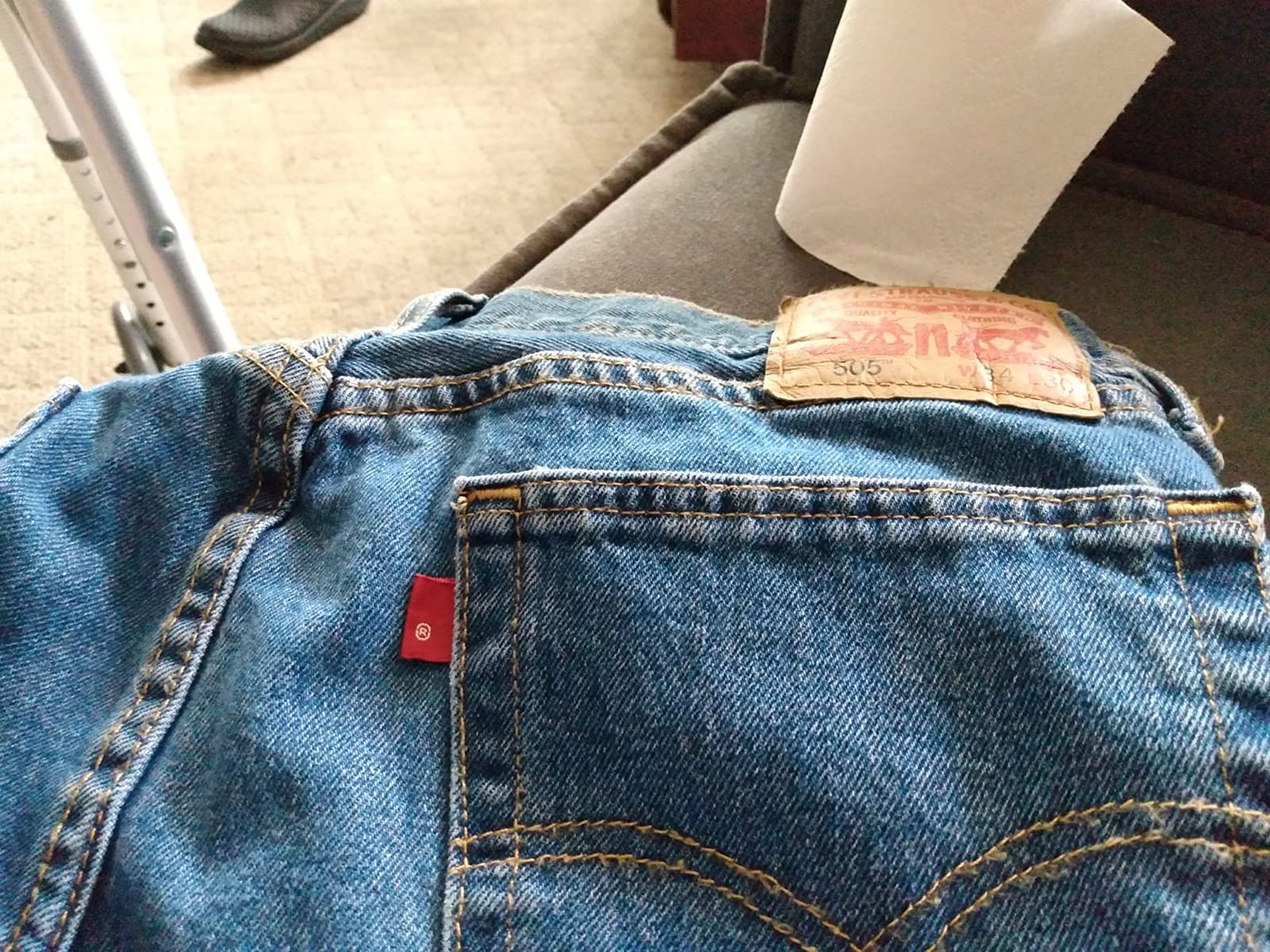 Levi's Men's 505 Regular Fit Jeans customer photo 2