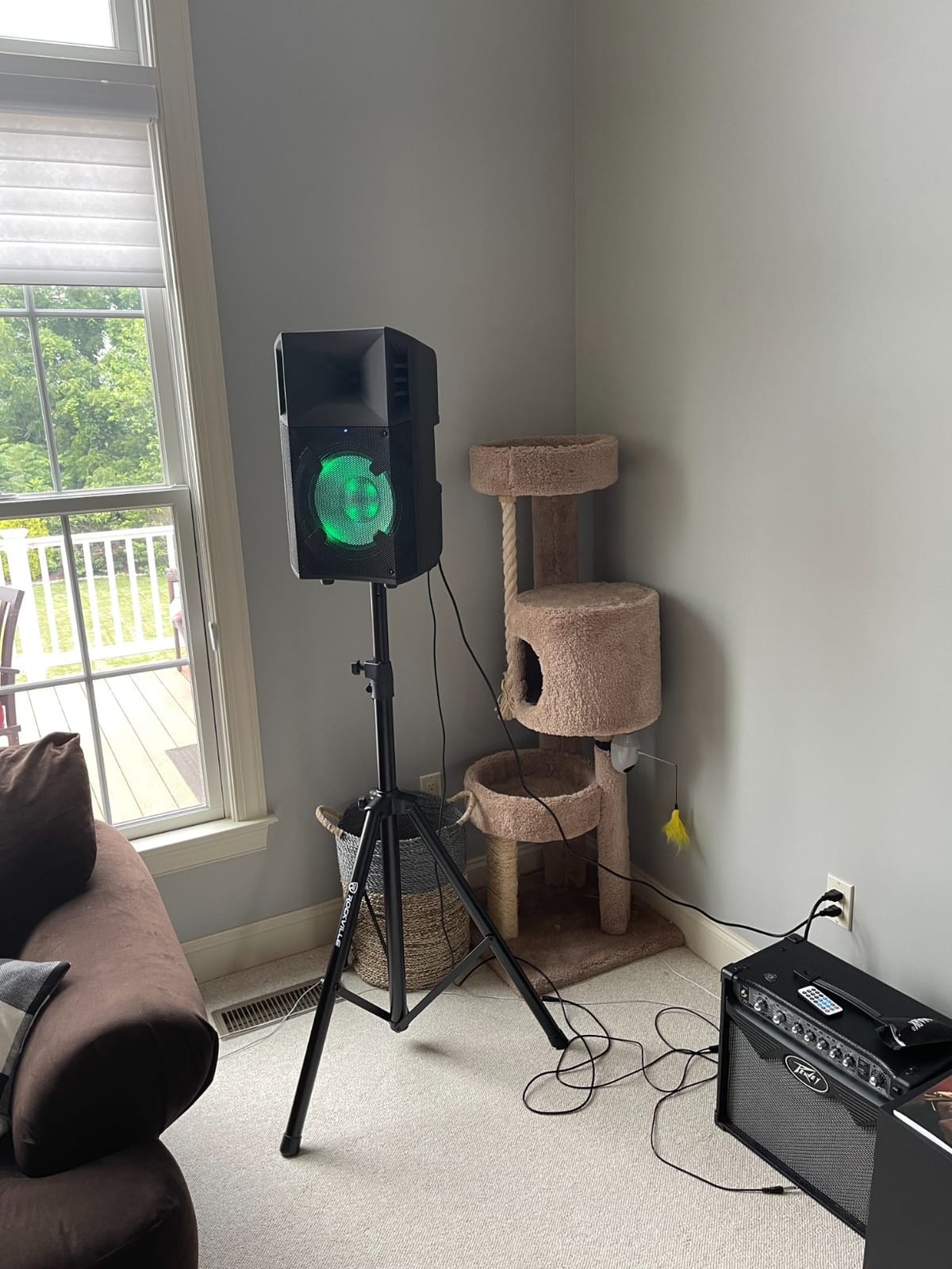 Rockville RVSS2 Black Tripod DJ PA Speaker Stands Pair with Carrying Case customer photo 2