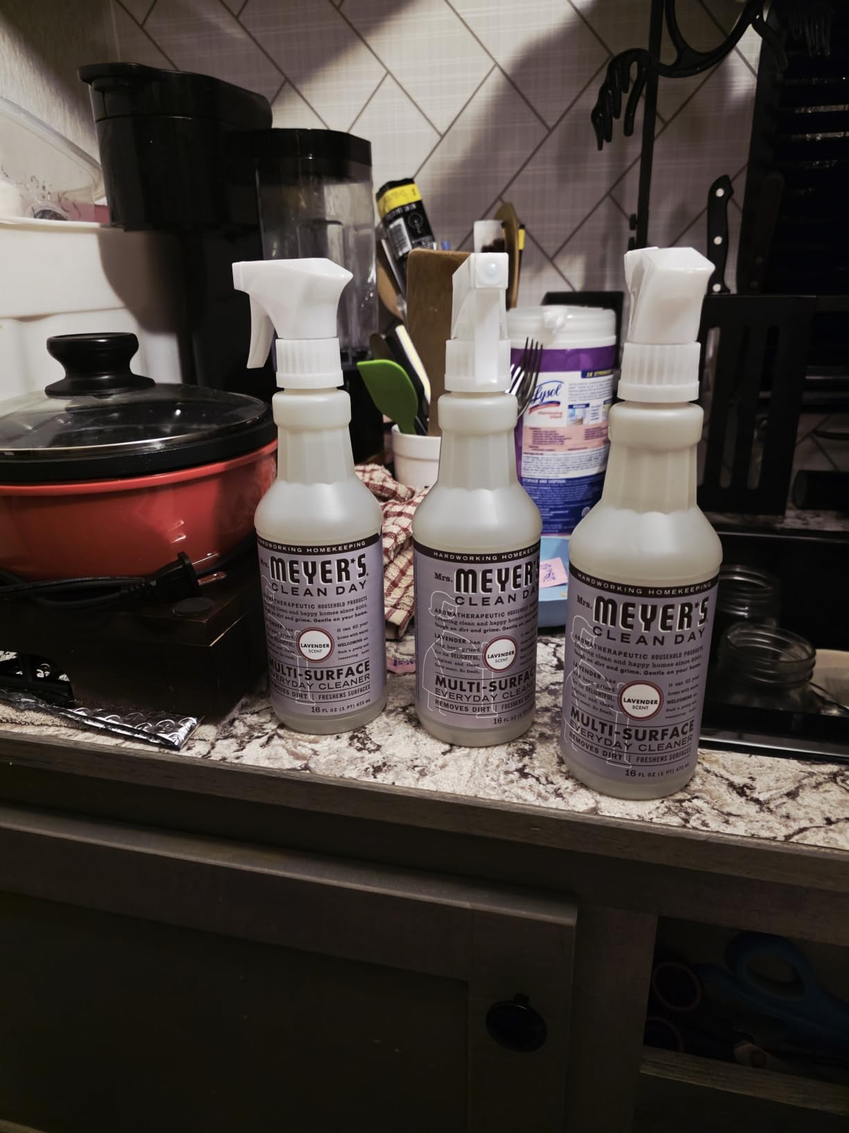 MRS. MEYER'S CLEAN DAY Multi-Surface Cleaner, Lavender, 16 fl oz, 3 Pack customer photo 2