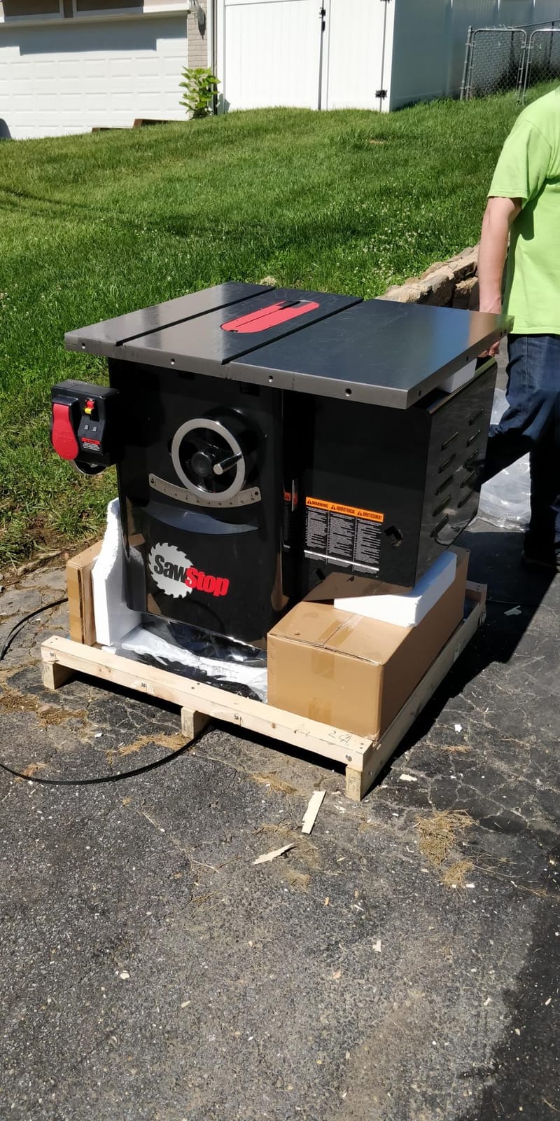 SAWSTOP 10-Inch Industrial Cabinet Saw, 5-HP, 36-Inch Industrial T-Glide Assembly (ICS51230-TGI236) customer photo 2