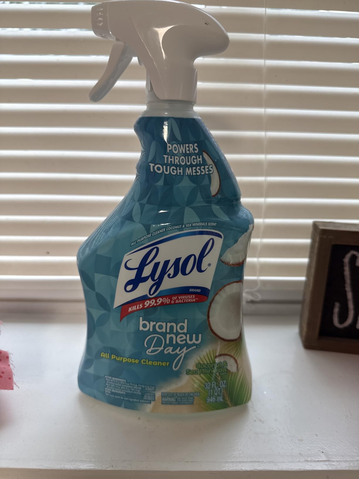 Lysol All Purpose Cleaner Spray, Disinfectant, Lemon, 32oz customer photo 1