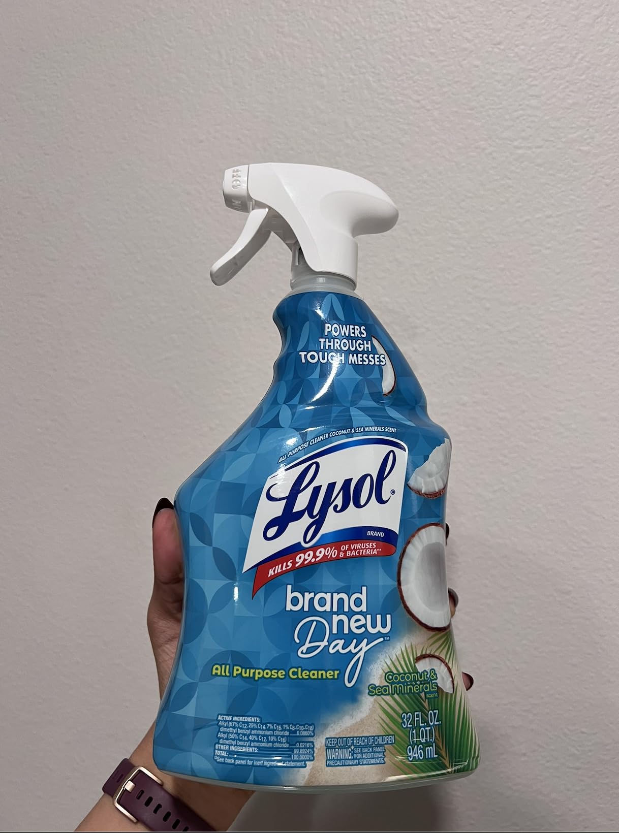 Lysol All Purpose Cleaner Spray, Disinfectant, Lemon, 32oz customer photo 2