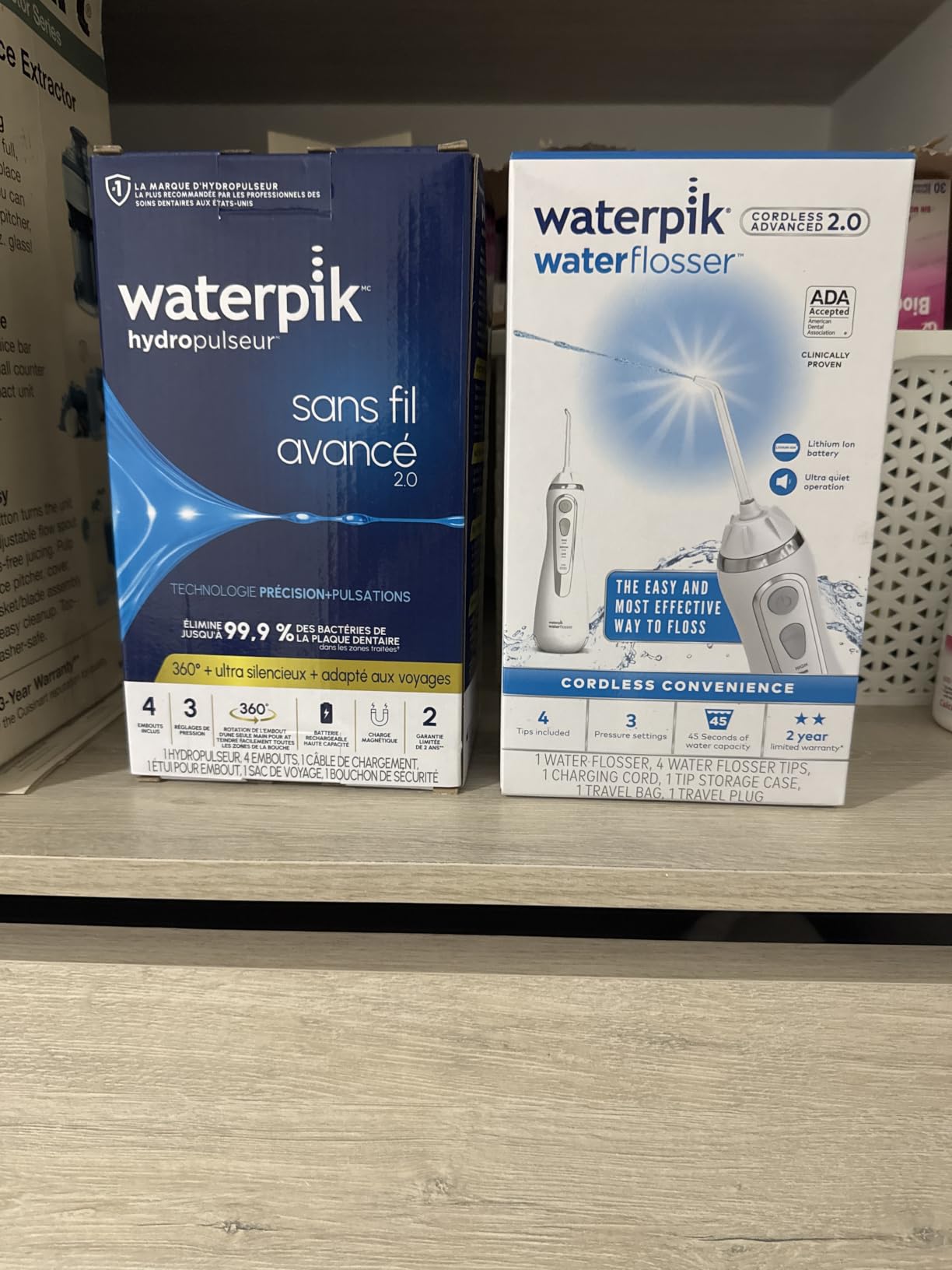 Waterpik Cordless Advanced Portable Water Flosser, Rechargeable, White customer photo 2