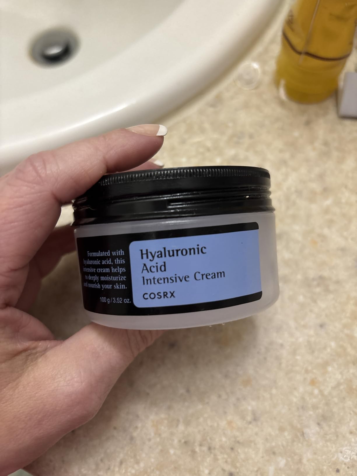 COSRX Hyaluronic Acid Cream, Daily Moisturizer for Sensitive Skin, 3.52 oz customer photo 2