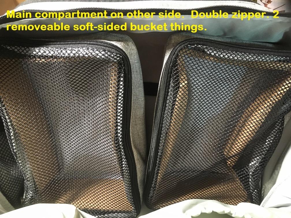 Skip Hop Diaper Bag: Iconic Duo Weekender, Extra Large Capacity with Changing Pad & Stroller Attachment, Grey Melange customer photo 1