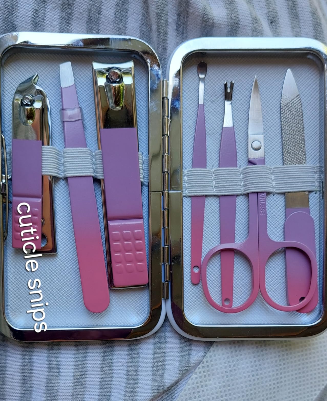 Aceoce Manicure Set Nail Clippers Set Gifts for Men Manicure Pedicure Kit customer photo 1