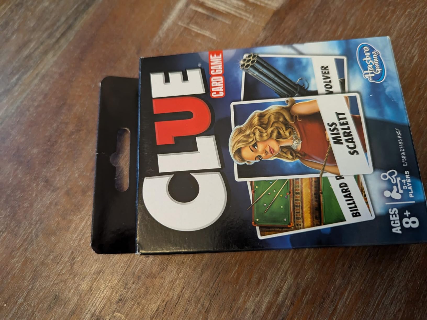 Hasbro Gaming Clue Card Game, 3-4 Player Strategy Game, Fun Summer Activities, Vacation Travel Essentials, Ages 8+ customer photo 1