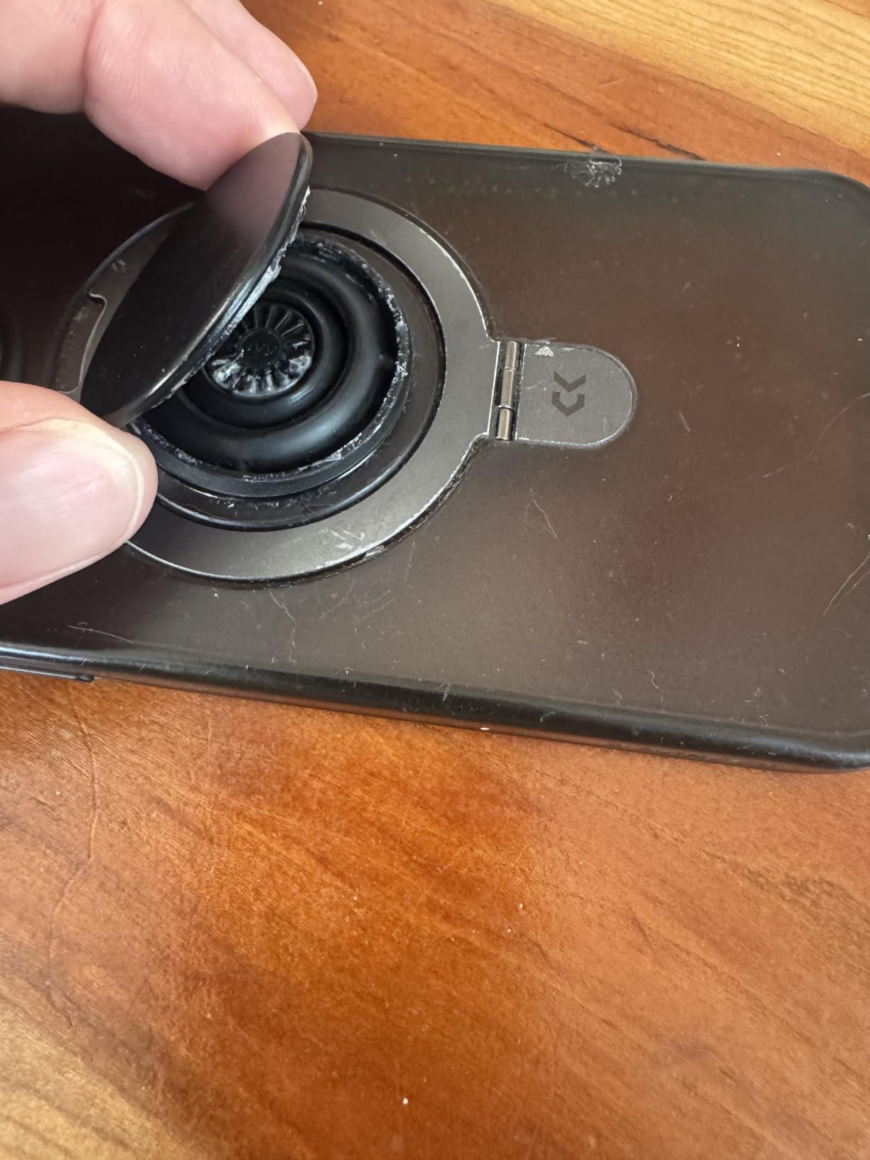 PopSockets Adhesive Phone Grip, Holder- Black customer photo 2