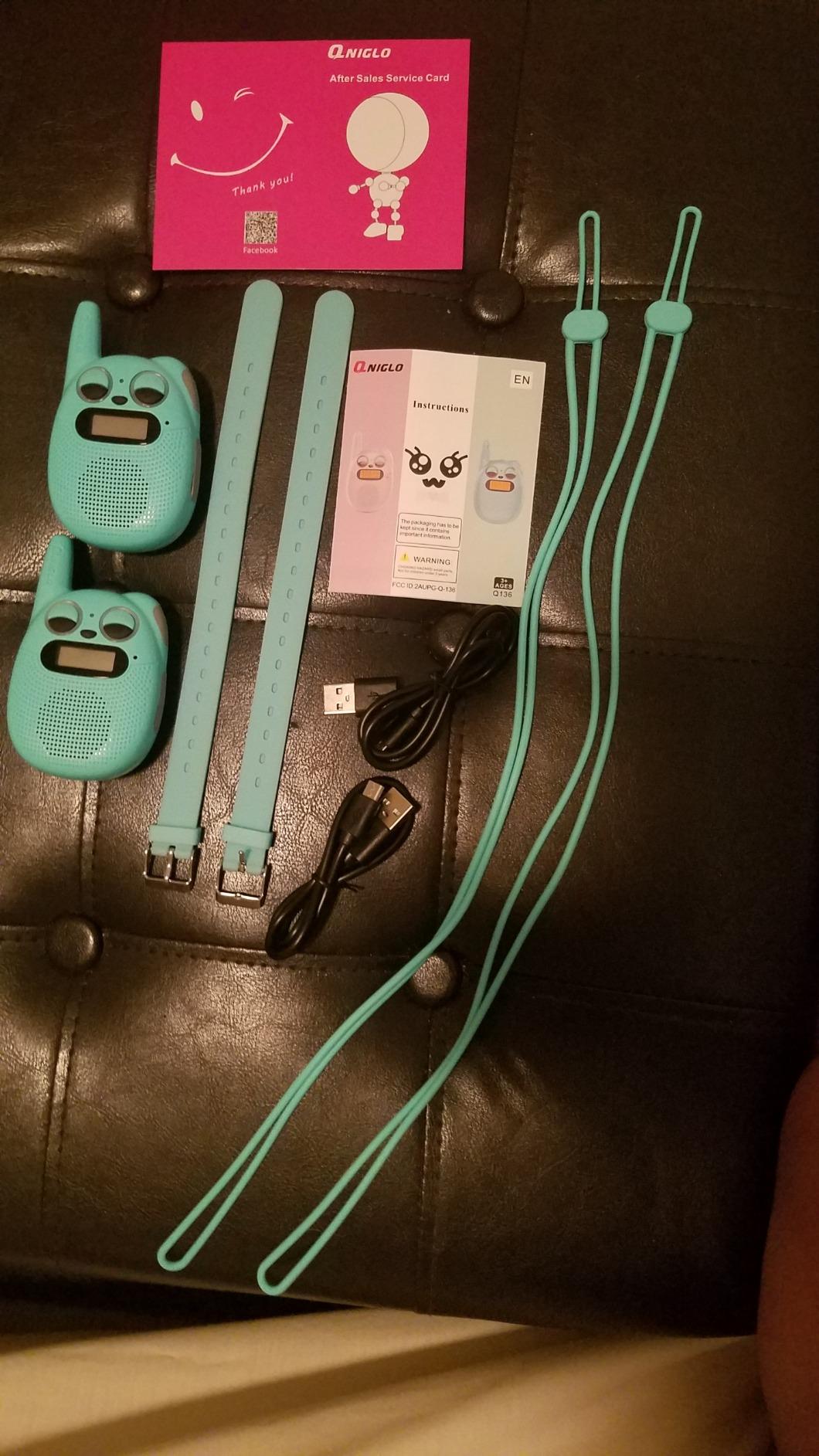 Qniglo Walkie Talkies for Kids Ages 3-12 Walkie Talkie Toys for Boys Girls customer photo 1