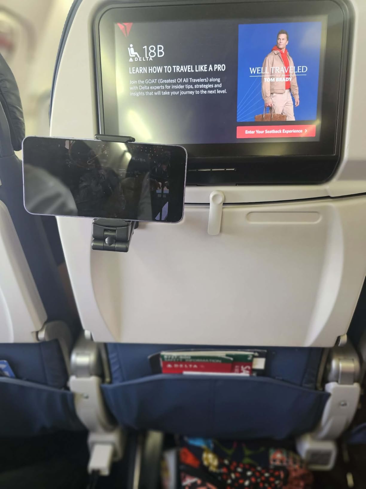 Perilogics Universal Airplane Phone Holder Mount, Plane Travel Essentials customer photo 1