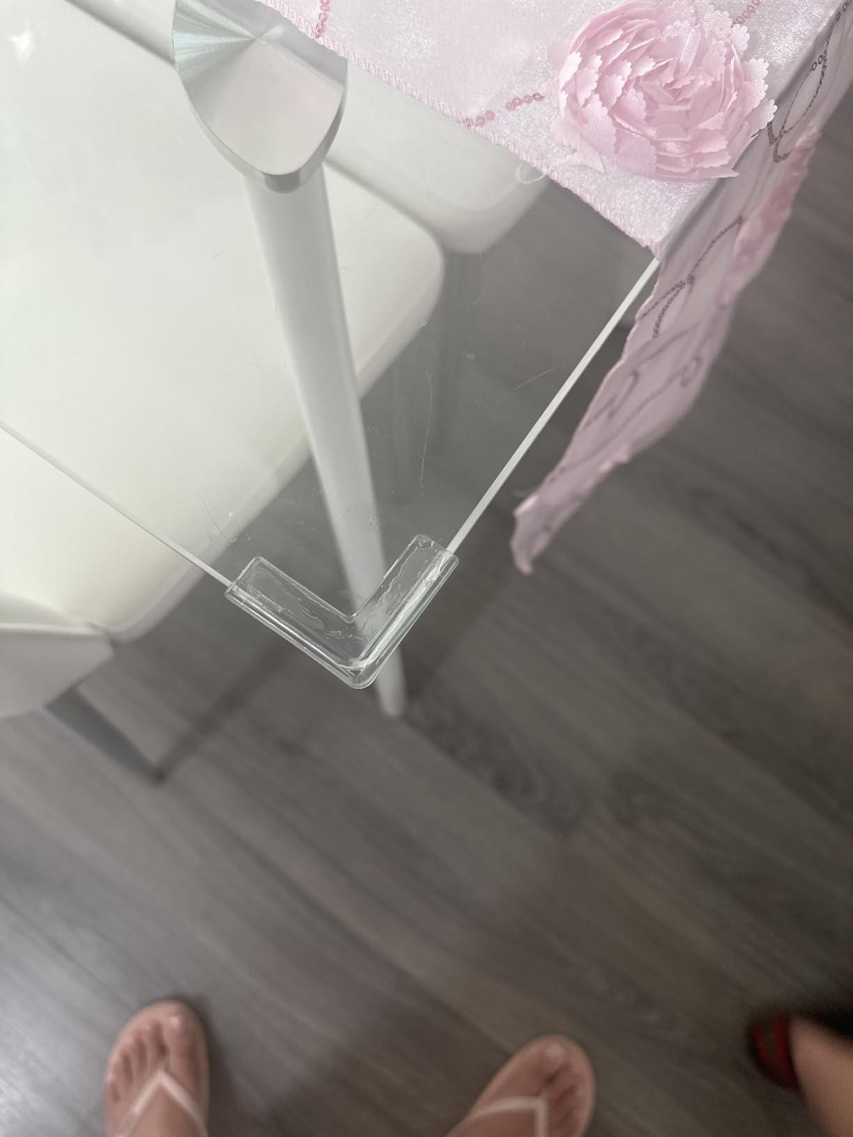 LOMILY Clear Corner Guards(12 Pack),Table Corner Protectors,Clear Edge Safety Bumpers,High Resistant Adhesive Gel,Corner Protector for Baby,Kids,Furniture,Cabinet,Glass,Coffee Table,ect. customer photo 2