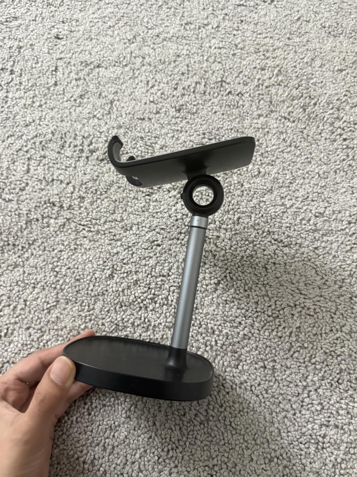 LISEN Cell Phone Stand Phone Holder for Desk, Office Decor Gadgets for Men customer photo 2