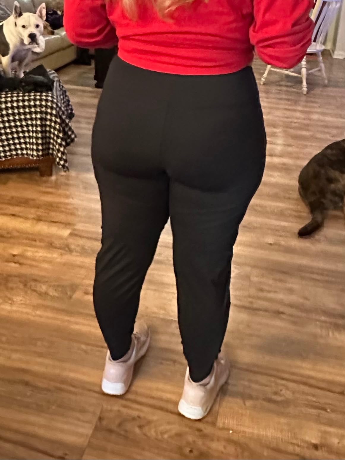 THE GYM PEOPLE Women's Workout Joggers Pants Lightweight Lounge Leggings customer photo 1