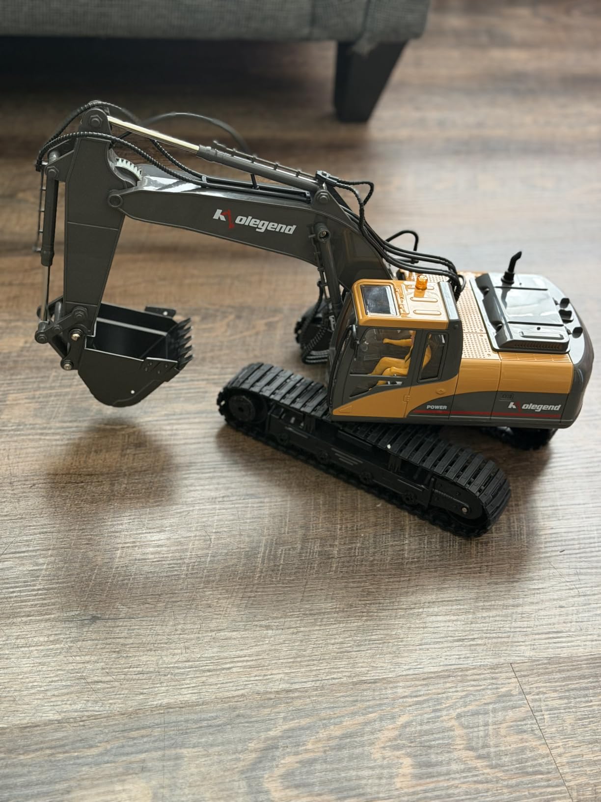 kolegend RC Excavator 3-in-1 Remote Control Excavator for Kids & Adults customer photo 2