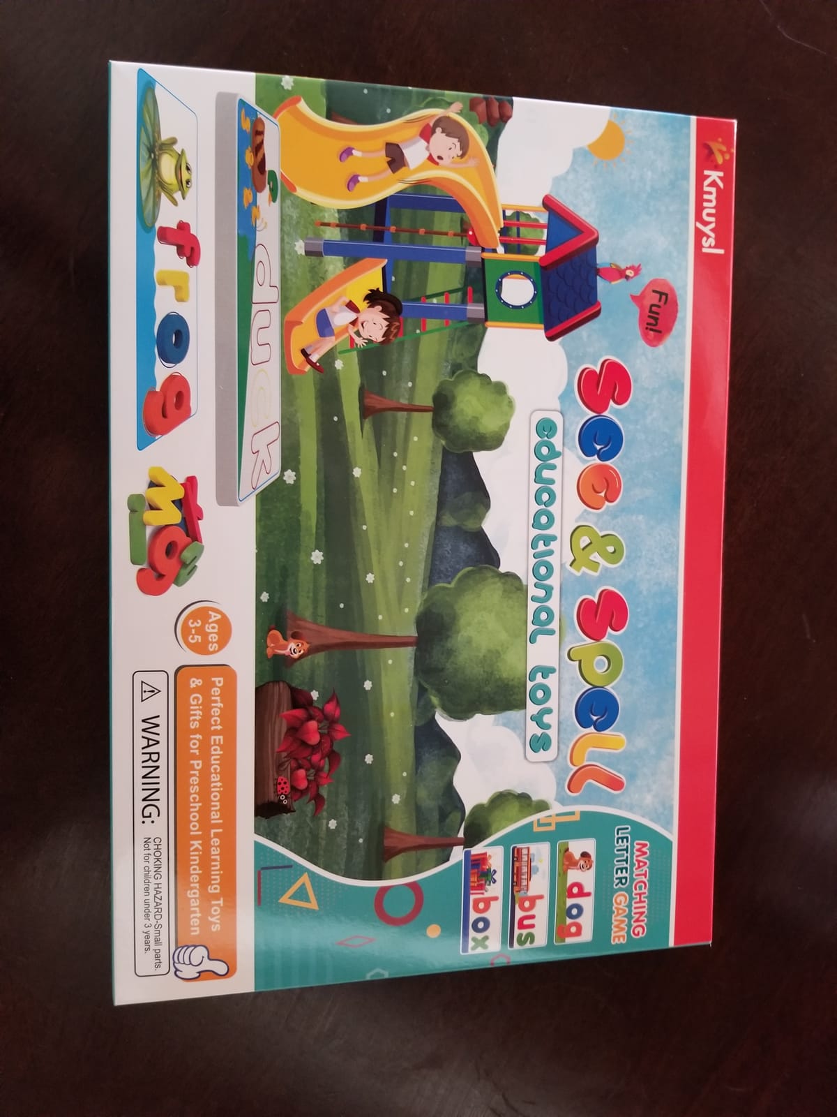 KMUYSL See & Spell Learning Toy, Spelling Game for Kids Ages 3-6 customer photo 1