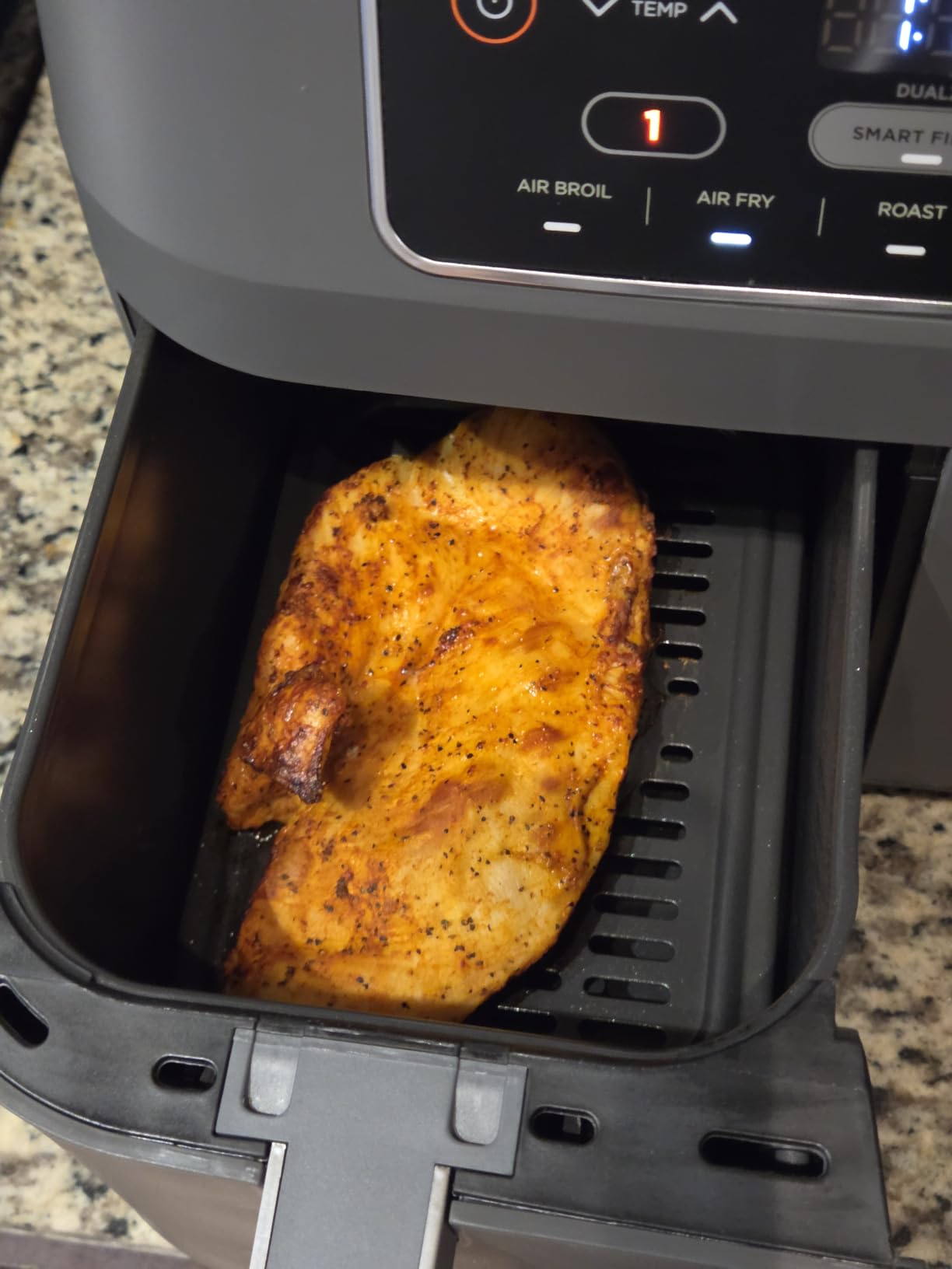 Ninja Foodi Air Fryer, 8 Qt DualZone, 6-in-1, Grey, DZ201 customer photo 1
