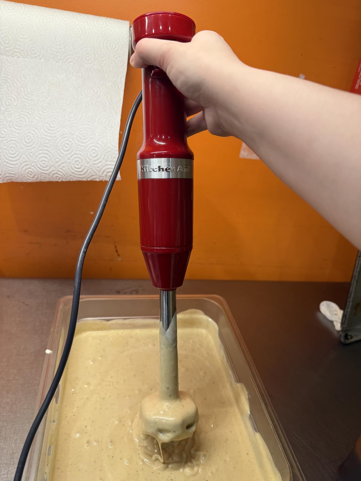 KitchenAid Variable Speed Corded Hand Blender, KHBV53, Pistachio customer photo 1
