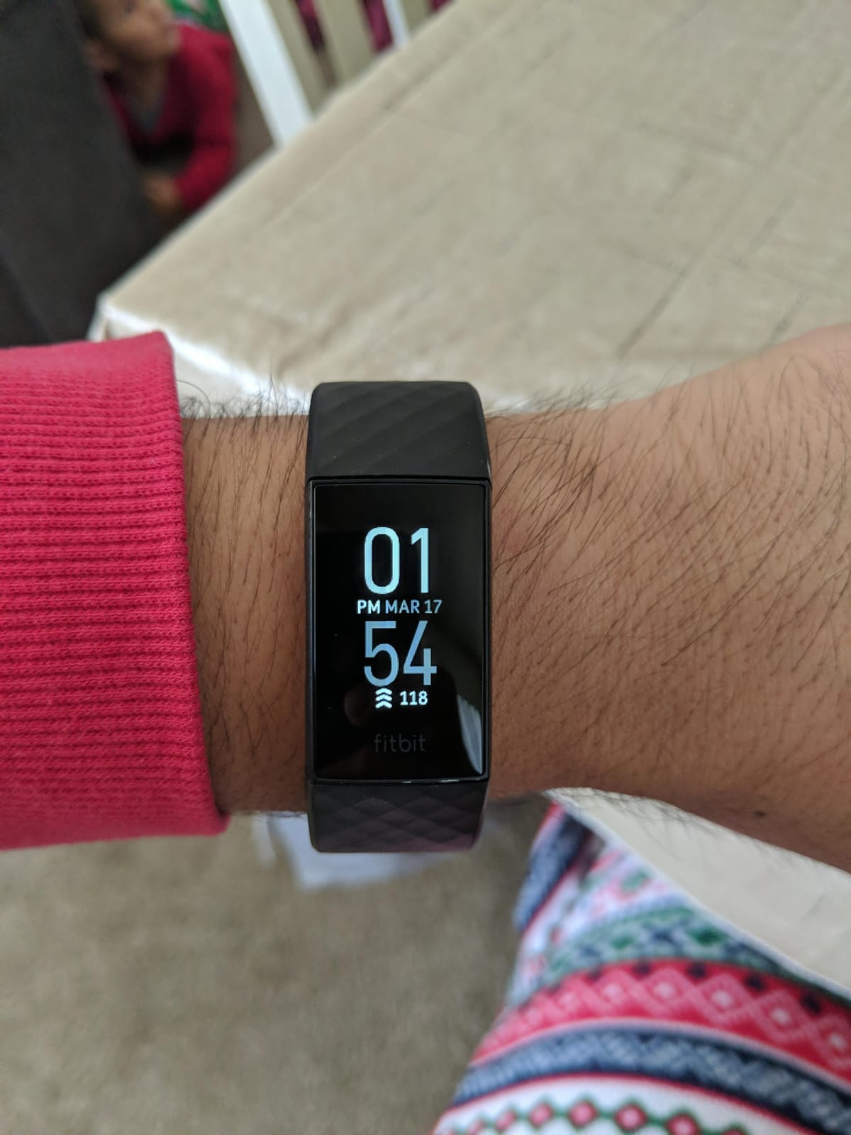 Fitbit Charge 4 Black Advanced Fitness Tracker customer photo 1