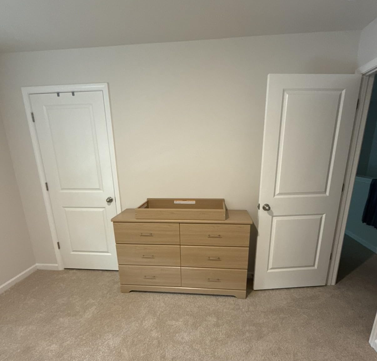 Storkcraft Brookside 2 Drawer Changing Table Dresser, White customer photo 2