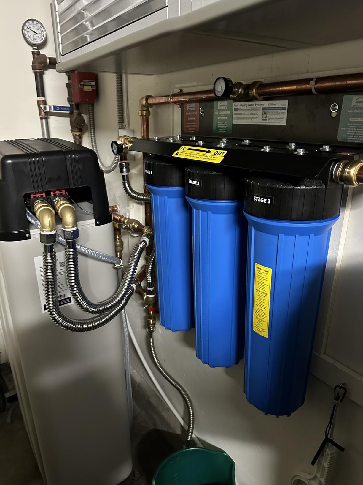 iSpring WCS45KG 45,000 Grains Whole House Water Softener, One-Tank Design customer photo 2