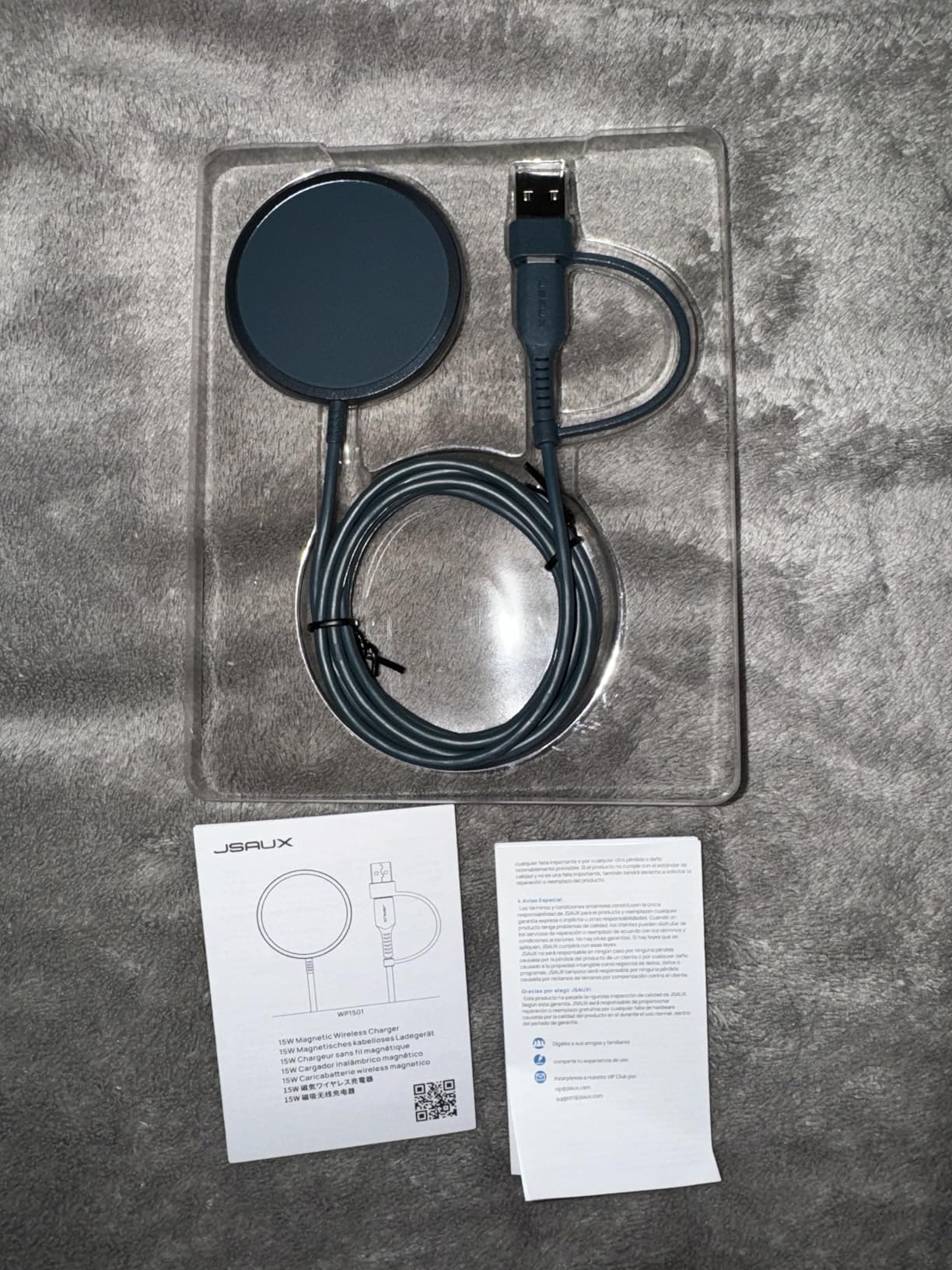 JSAUX Magnetic Wireless Charger for MagSafe Charger, for iPhone 18 Pro/Duo customer photo 2