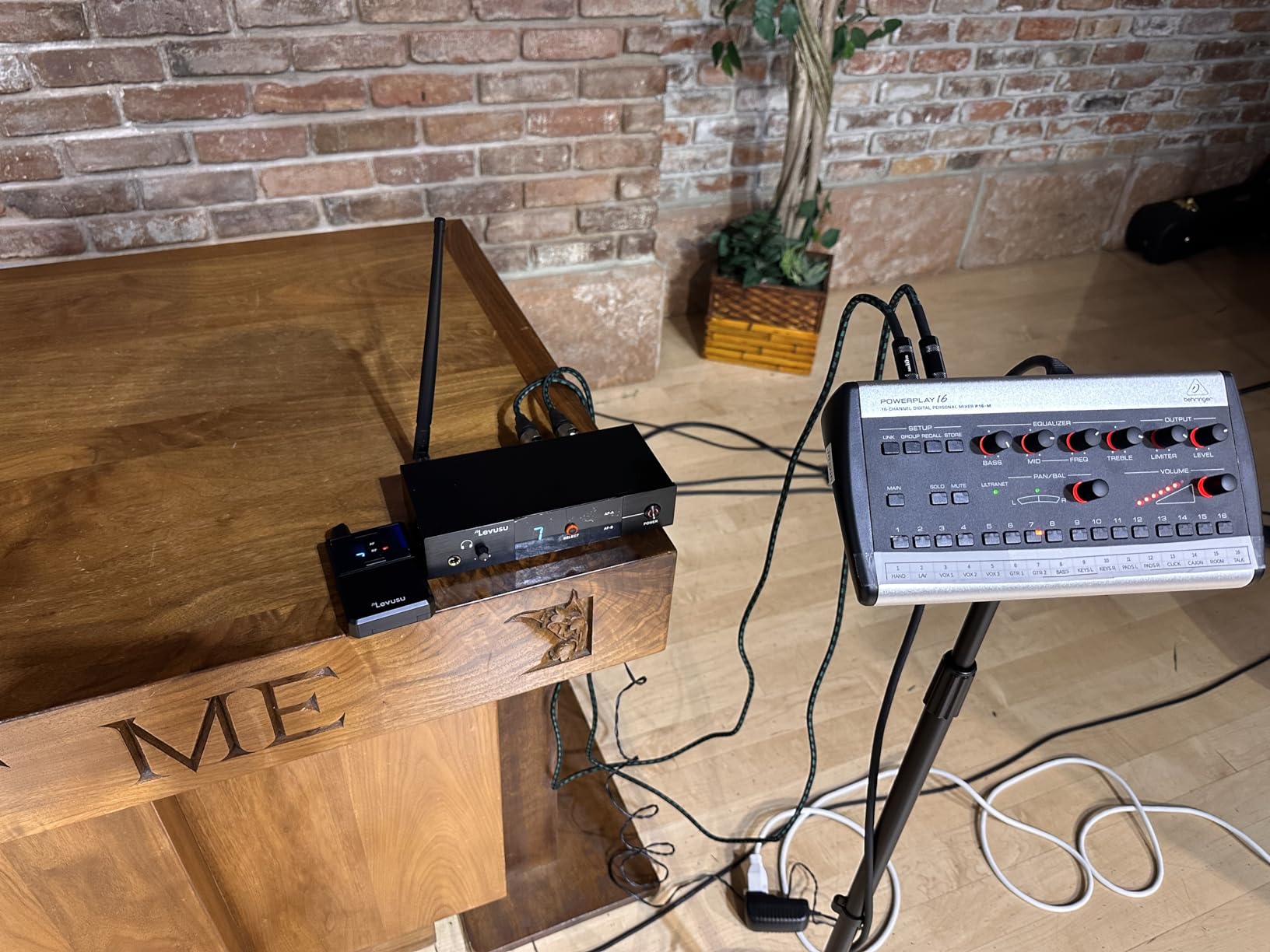 UHF Wireless in-Ear Monitor System with Earphone,180Ft, Rack Mount, Professional IEM Stereo System Transmitter and Beltpack for Studio, Guitar, Band Rehearsal, Live Performance (1 Bodypack) customer photo 2