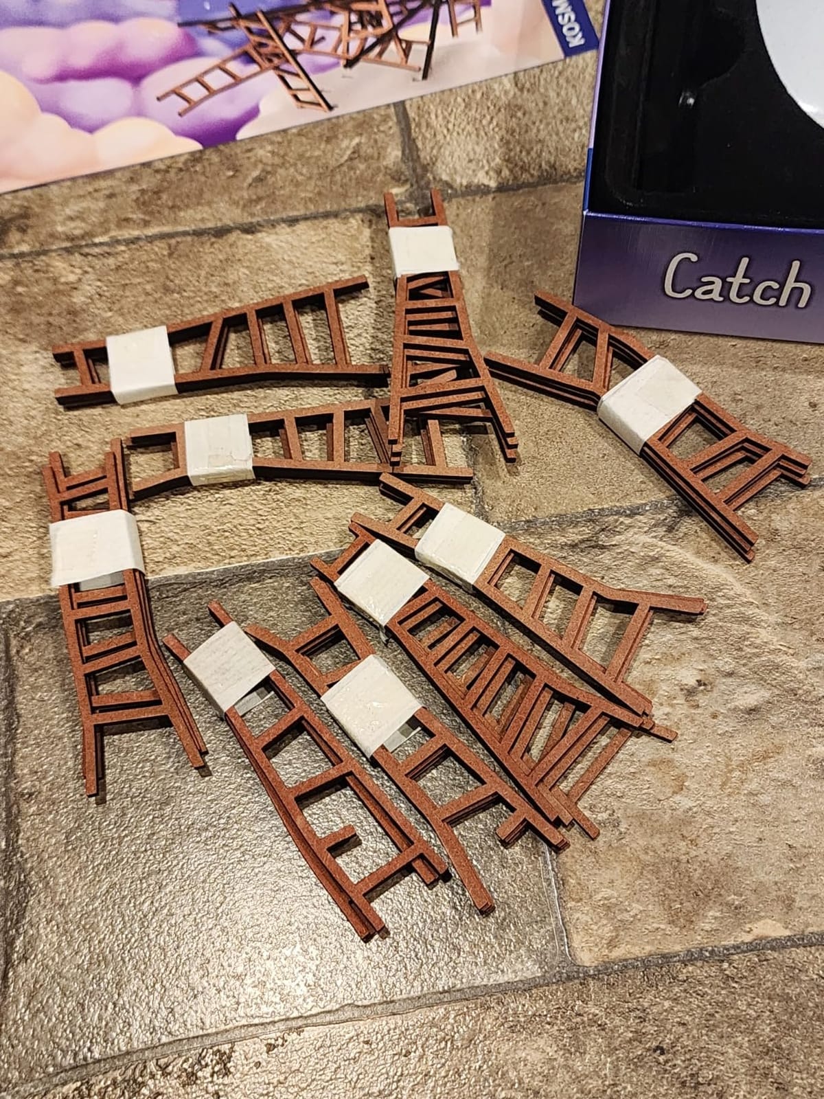 Catch The Moon | Dexterity Stacking Board Game for 1 to 6 Players | Beautiful Design & Whimsical Theme, Balance Wooden Ladders to Reach The Moon | Family Game Night Favorite | Ages 8+ customer photo 1
