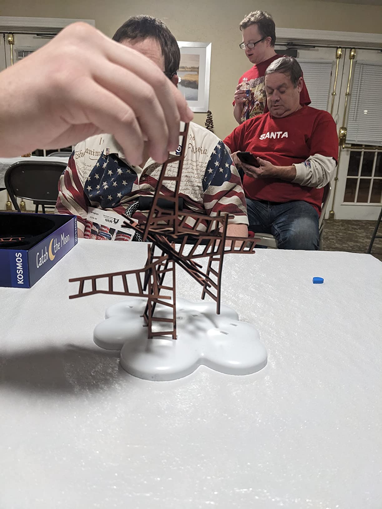 Catch The Moon | Dexterity Stacking Board Game for 1 to 6 Players | Beautiful Design & Whimsical Theme, Balance Wooden Ladders to Reach The Moon | Family Game Night Favorite | Ages 8+ customer photo 2