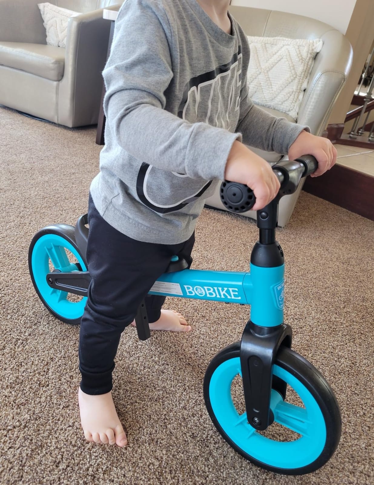 Bobike Toddler Balance Bike Toys for 1 to 4 Year Old Girls Boys Adjustable Seat and Handlebar No-Pedal Training Bike Best Gifts for Kids customer photo 1