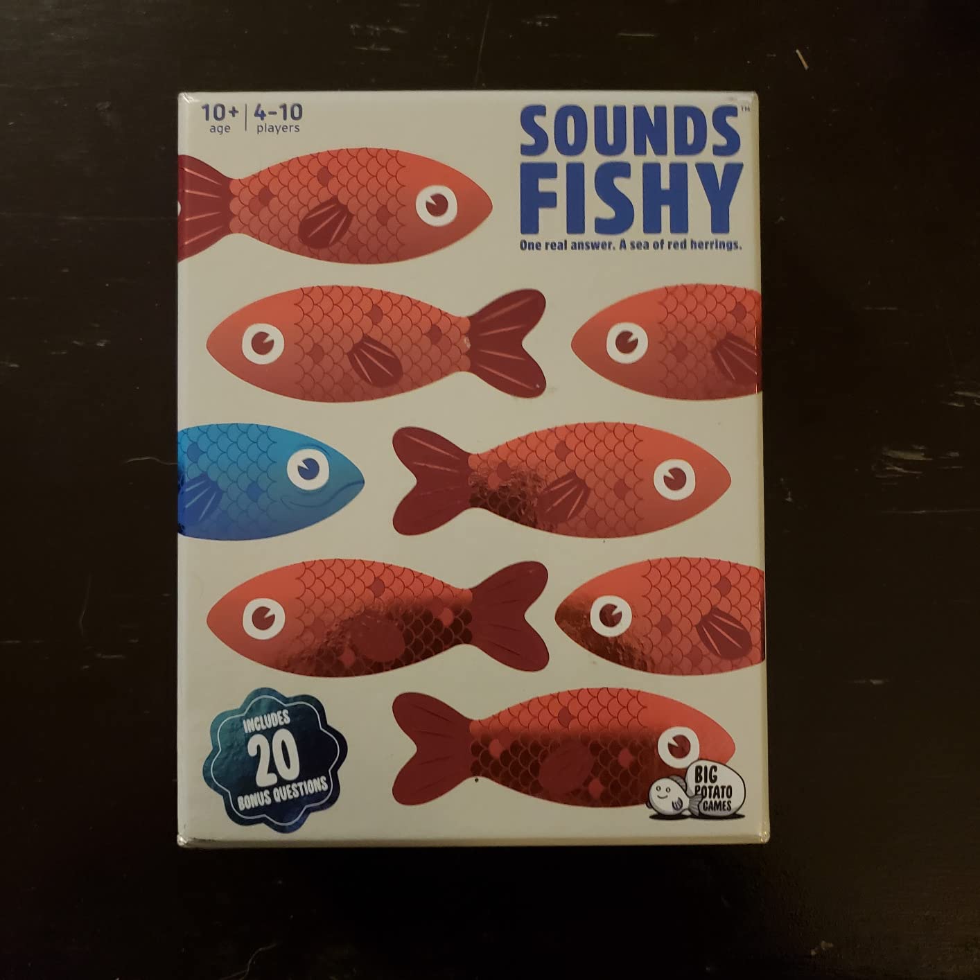 Sounds Fishy: Funny Bluffing Trivia Board Game for Families, 4-10 Players customer photo 2