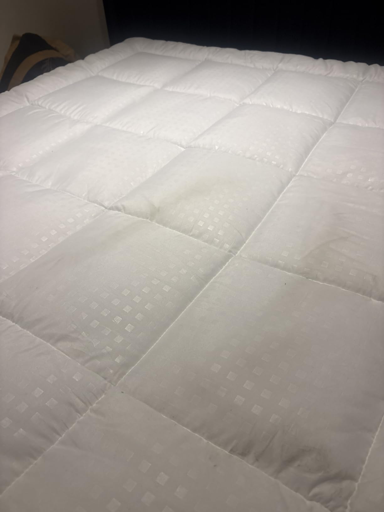 HYLEORY Queen Mattress Pad Quilted Fitted Mattress Protector Cooling Pillow Top Mattress Cover Breathable Fluffy Soft Mattress Topper with 8-21