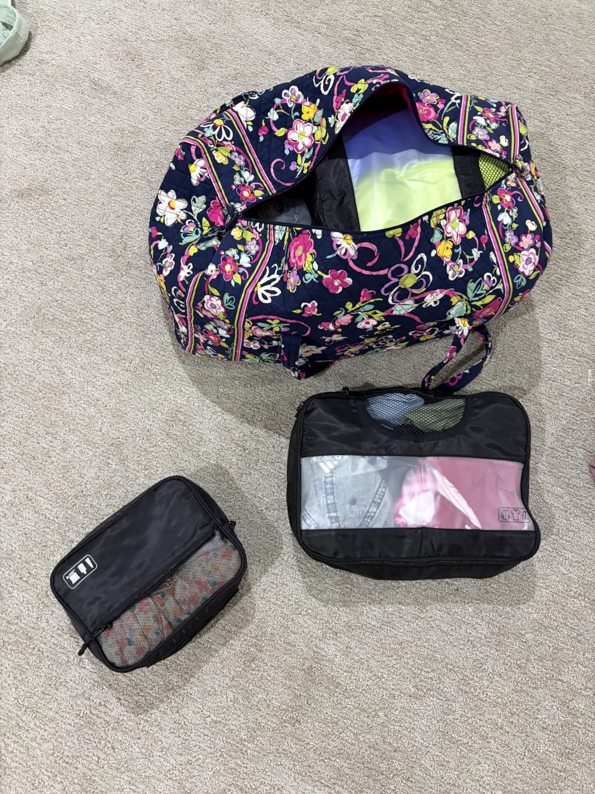 Veken 10 Set/8 Set Packing Cubes for Travel Essentials,Anti-Wrinkle Buckled Suitcase Organizer for Shoe & Toiletry Bag,Carry On Luggage Bag for Airplane & College Dorm Room Accessories,Women Men Gifts customer photo 1